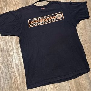 Black vintage Harley, Davidson T-shirt 2006